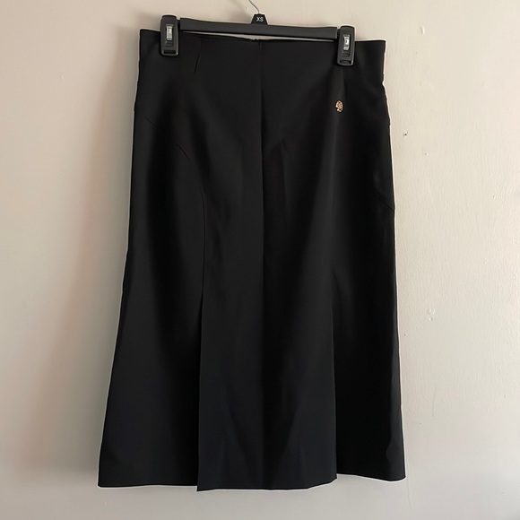 Roberto Cavalli Dresses & Skirts - Roberto Cavalli black long skirt size 44 fleece wool blend